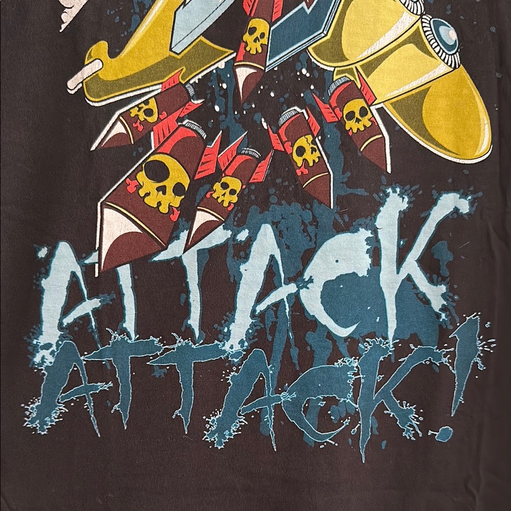 Attack Attack Black Graphic T-Shirt - Picture 3 of 3